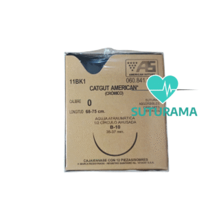 etiqueta Sutura Absorbible Catgut Cromico 0