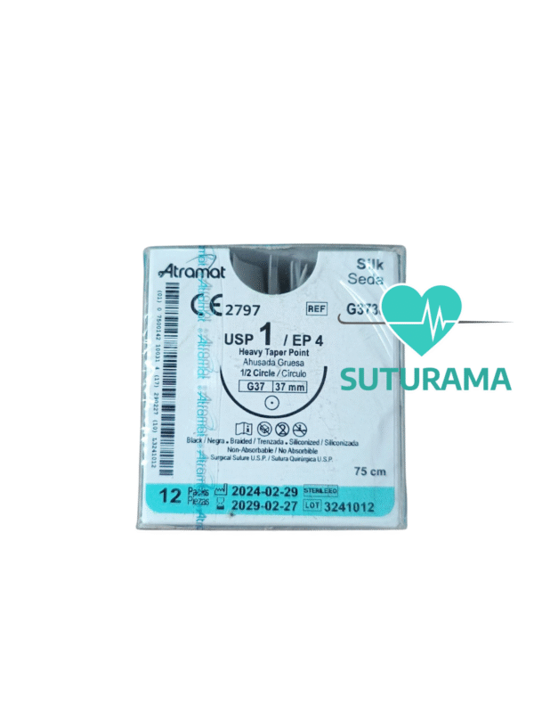 Etiqueta de Sutura de Seda Silk 1: Resistencia y Suavidad para Cierres Duraderos 